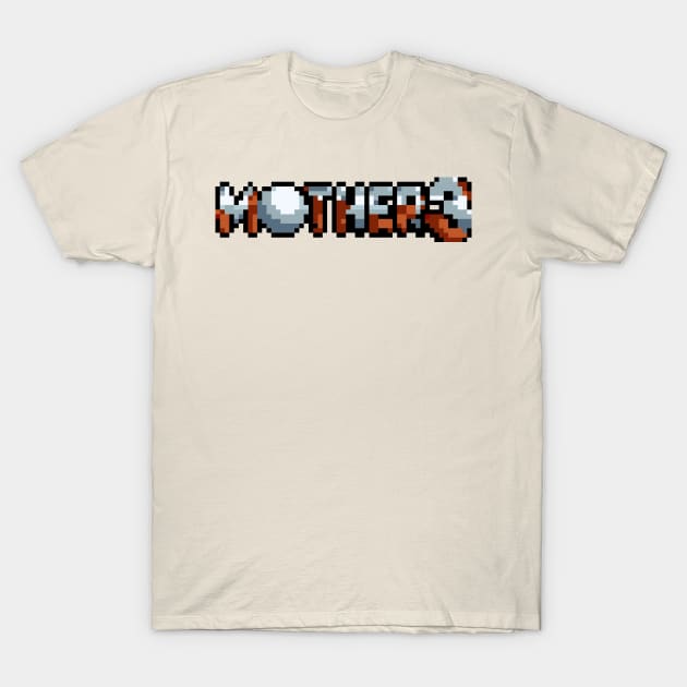 Mother 3 Pixel Art Logo T-Shirt by wakkaflakkaflame